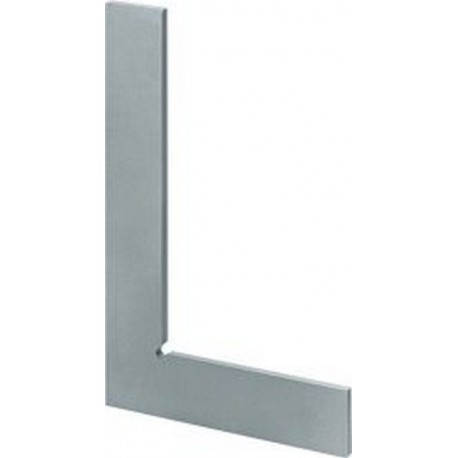 Équerre d'atelier sans butée, DIN 875/0, forme A, Long. des branches : 50 x 40 mm, Coupe transversale 12 x 5 mm