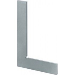 Équerre d'atelier sans butée, DIN 875/0, forme A, Long. des branches : 75 x 50 mm, Coupe transversale 15 x 5 mm