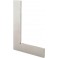 Équerre d'atelier sans butée, DIN 875/I, en acier inoxydable, forme A, Long. des branches : 200 x 130 mm, Coupe transversale 32 x 7 mm