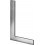 Équerre de serrurier sans butée, Long. des branches : 1000 x 500 mm, Coupe transversale 30 x 5 mm