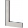 Équerre à fil de précision, sans butée, DIN 875/00, acier, Long. des branches : 150 x 100 mm, Coupe transversale 25 x 6 mm