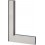 Équerre à fil de précision, sans butée, DIN 875/00, acier, Long. des branches : 150 x 100 mm, Coupe transversale 25 x 6 mm