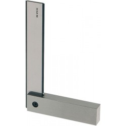 Equerre de précision, avec butée, DIN 875/00, acier spécial, Long. des branches : 50 x 40 mm, Section de la branche épaisse 14 x 10 mm