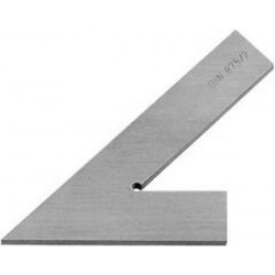 Équerre 45° sans butée, Long. des branches : 150 x 100 mm, Coupe transversale 20 x 5 mm