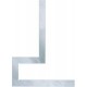 Équerre à brides, Dimensions : 400 x 400 mm, Coupe transversale 30 x 5 mm