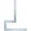 Équerre à brides, Dimensions : 400 x 400 mm, Coupe transversale 30 x 5 mm
