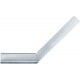 Equerre d'onglet à chapeau, Long. des branches : 200 x 130 mm, Coupe transversale 25 x 5 mm