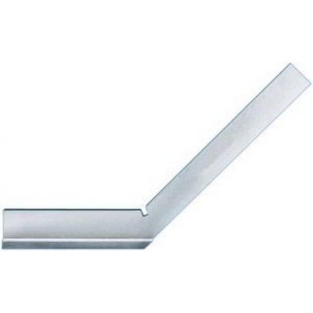 Equerre d'onglet à chapeau, Long. des branches : 200 x 130 mm, Coupe transversale 25 x 5 mm