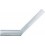 Equerre d'onglet à chapeau, Long. des branches : 200 x 130 mm, Coupe transversale 25 x 5 mm
