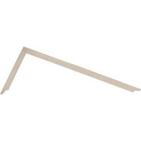 Équerre de charpentier sans trous de traçage, Dimensions : 600 x 280 mm