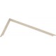 Équerre de charpentier sans trous de traçage, Dimensions : 800 x 320 mm