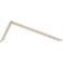 Équerre de charpentier sans trous de traçage, Dimensions : 800 x 320 mm