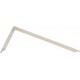 Équerre de charpentier avec trous de traçage et graduation en cm, Dimensions : 800 x 320 mm