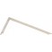Équerre de charpentier avec trous de traçage et graduation en cm, Dimensions : 800 x 320 mm