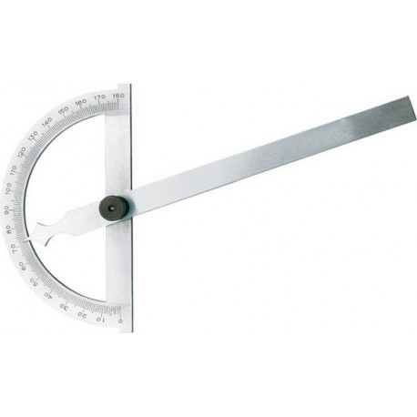 Rapporteur d'angle, Arc gradué : 120 mm, Long. des branches 150 mm