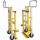 Transporteur charge lourde 250mm,roue 150mm