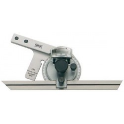 Rapporteur d'angle universel avec lecture sans parallaxe, Glissière : 200 mm, Modèle Rapporteur d'angle universel