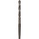 Foret hélicoïdal avec cône morse, en acier à coupe rapide, type N, DIN 345, laminé, surface sans revêtement, Ø h8 : 15,50 mm, Long. totale 218 mm