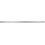 Règle graduée en acier, Long. : 150 mm, Larg. : 13 mm, Epaisseur 0,5 mm, Graduation du bord supérieur : 1/2 mm, Graduation du bord inférieur : 1/1 mm