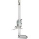 Colonne de mesure et trusquin avec loupe de lecture et réglage fin, Plage de mesure : 300 mm, Vernier 1/50 (0,02) mm, Dimensions du pied 125 x 85 mm