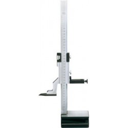 Colonne de mesure et trusquin de précision, Plage de mesure : 600 mm, Vernier 1/50 (0,02) mm, Dimensions du pied 110 x 50 mm