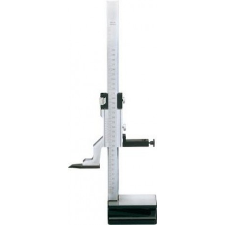 Colonne de mesure et trusquin de précision, Plage de mesure : 600 mm, Vernier 1/50 (0,02) mm, Dimensions du pied 110 x 50 mm