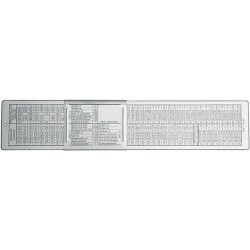 Table coulissante de filetages DIN, Dimensions : 260 x 50 mm