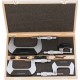 Jeu de micromètres, Plage de mesure : 0-100 mm, Contenu 0-25 25-50 50-75 75-100 mm