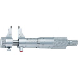 Micromètre intérieur de précision à becs, Plage de mesure : 50-75 mm, Ø du tambour 17,0 mm, Pas de la broche 0,5 mm, Lecture : 0,01 mm