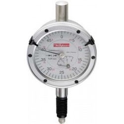 Comparateur étanche à l'huile et à l'eau, Ø extérieur : 61,5 mm, Lecture 0,01 mm, Plage de mesure 10 mm, 1 tour d'aiguille : 1 mm, Type : M 2 SW