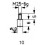 Touche de mesure acier type 10/ 4.8mm KÄFER 1 PCS