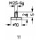 Touche de mesure acier type 11/10,0mm KÄFER 1 PCS