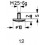 Touche de mesure acier type 12/10,0mm KÄFER 1 PCS