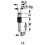 Touche de mesure acier type 14/1,5mm KÄFER 1 PCS