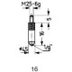 Touche de mesure acier type 16/16,0mm KÄFER 1 PCS