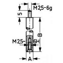 Rallonge pour touche de mesure 60mm KÄFER 1 PCS