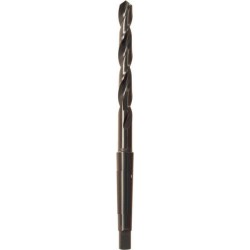 Foret hélicoïdal avec cône morse, en acier à coupe rapide, type N, DIN 345, laminé, surface sans revêtement, Ø h8 : 35,50 mm, Long. totale 339 mm