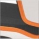 Chaises NEON orange synchroavec roue