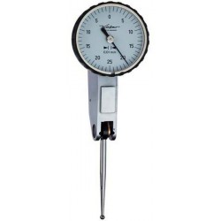 Comparateur à palpeur orientable, Käfer, Ø de la bague extérieure : 40 mm, Lecture 0,002 mm, Plage de mesure 0,2 mm, Graduation du cadran : 0-100-0