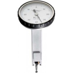 Comparateur à palpeur orientable, Käfer, Ø de la bague extérieure : 40 mm, Lecture 0,010 mm, Plage de mesure 0,5 mm, Graduation du cadran : 0-25-0