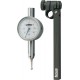 Comparateur à palpeur orientable avec capteur de mesure pivotant, Ø de la bague extérieure : 28 mm, Lecture 0,01 mm, Plage de mesure 0,8 mm