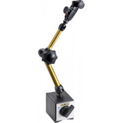 Support magnétique pour comparateur, Long. du bras : 140/110 mm, Socle magnétique de L x l x H 60 x 50 x 55 mm, Force de maintien 800 N
