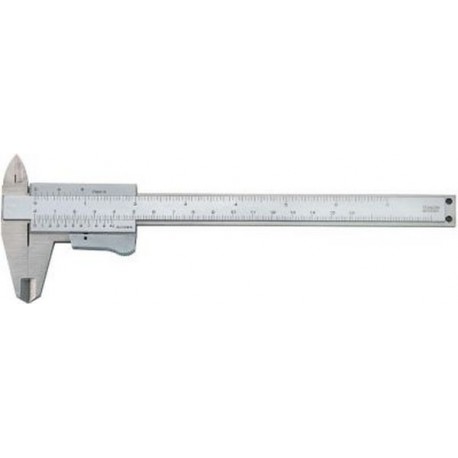 Pied à coulisse de poche haute précision avec lecture sans parallaxe, Plage de mesure : 150 mm, Long. des becs 40 mm