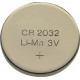 Pile de rechange pour les instruments de mesure numériques, Type : CR 2032, Modèle 3 V, lithium