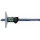 Jauge de profondeur numérique DIGI-MET® IP67, Plage de mesure : 500 mm, Modèle à vis de blocage, Long. de l'embase 150 mm, Ø de la tige de mesure : 1,5 mm