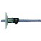 Jauge de profondeur numérique DIGI-MET® IP67, Plage de mesure : 500 mm, Modèle à vis de blocage, Long. de l'embase 150 mm, Ø de la tige de mesure : 1,5 mm