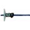 Jauge de profondeur numérique DIGI-MET® IP67, Plage de mesure : 500 mm, Modèle à vis de blocage, Long. de l'embase 150 mm, Ø de la tige de mesure : 1,5 mm