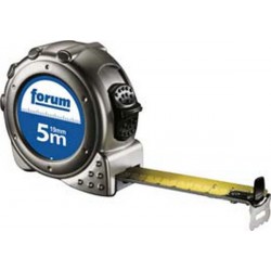 Mètre-ruban de poche, plastique, Long. : 5 m, Larg. : du ruban 19 mm