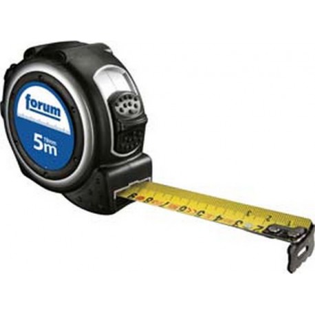 Mètre-ruban de poche, plastique, Long. : 5 m, Larg. : du ruban 19 mm