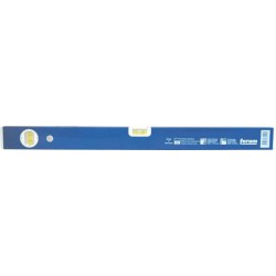 Niveau à bulle en métal léger, bleu, surface de mesure fraisée, Long. : 40 cm